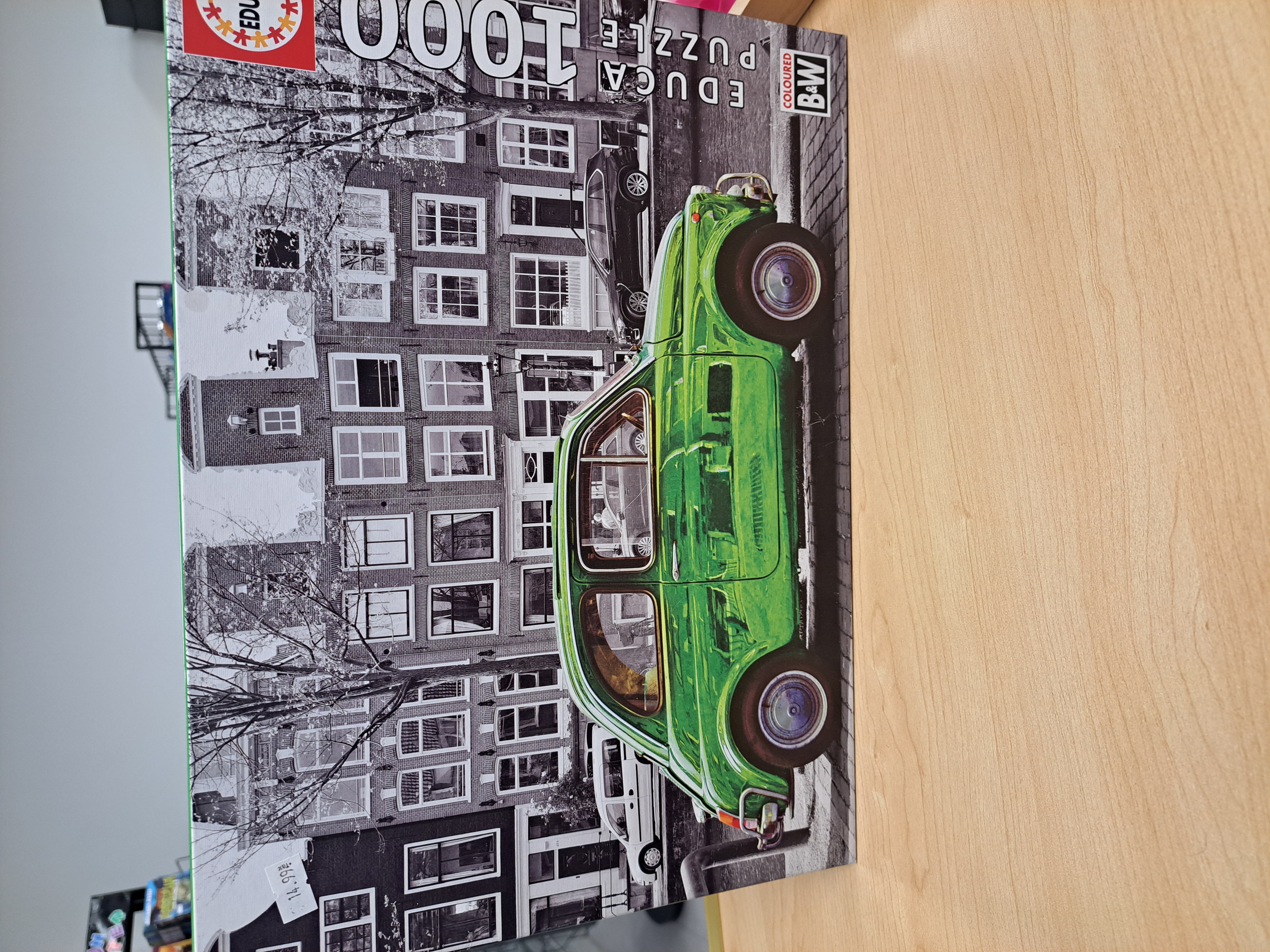 Voiture verte à Amsterdam casse-tête usagé 1000 morceaux